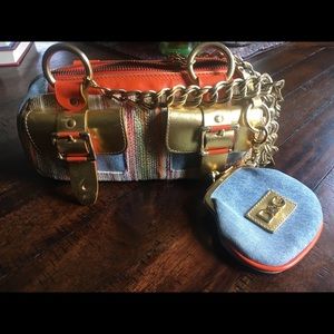 Matching skirt and handbag